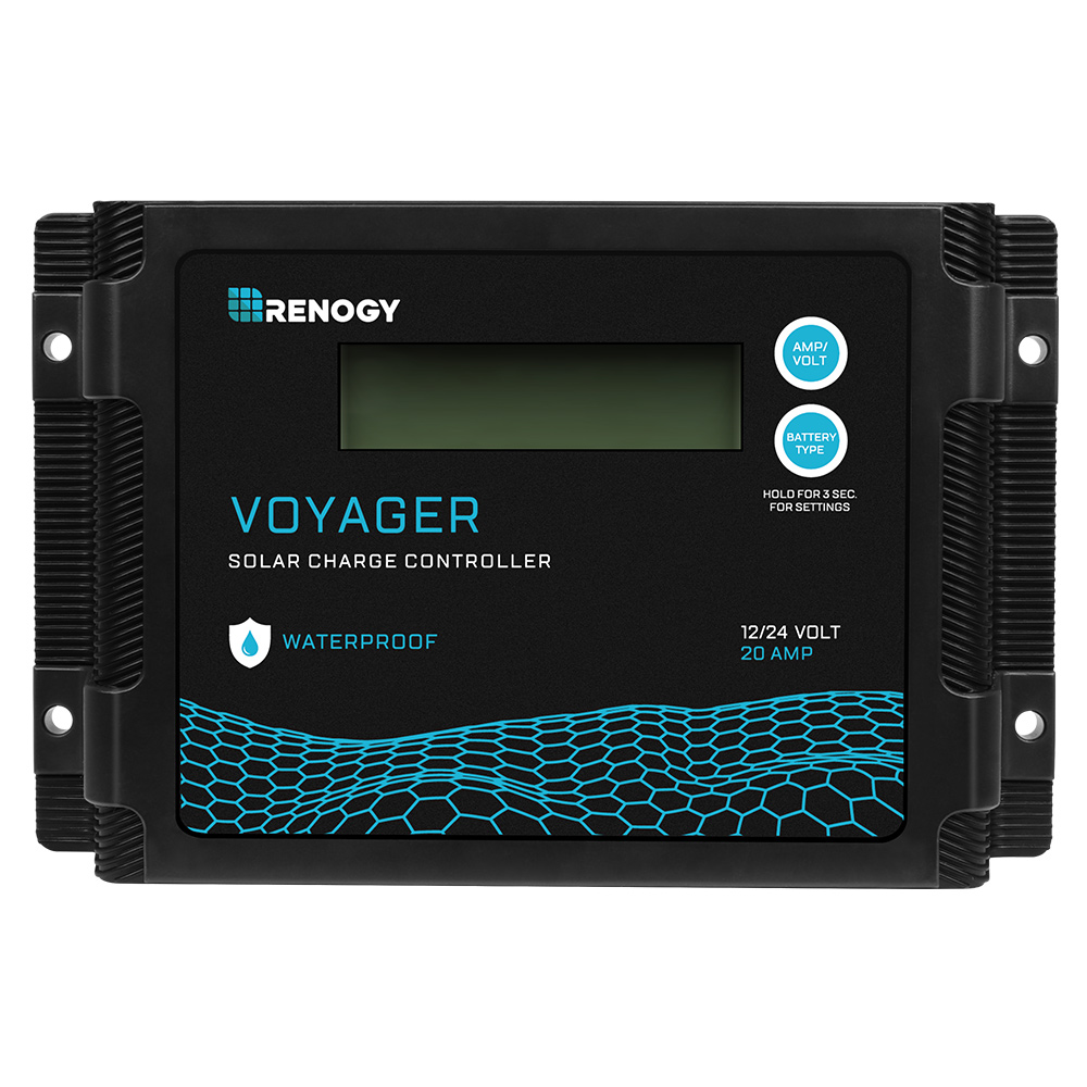 New Edition Voyager 20A PWM Waterproof Solar Charge Controller